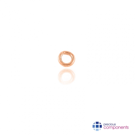 10K Gold Open Jump Ring 0.8 x 2 mm - Precious Components